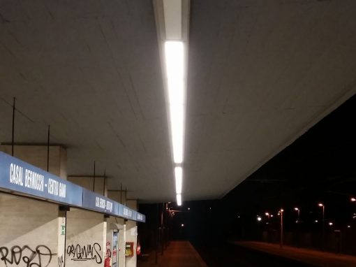 Lampade LED Ferrovia Roma Lido